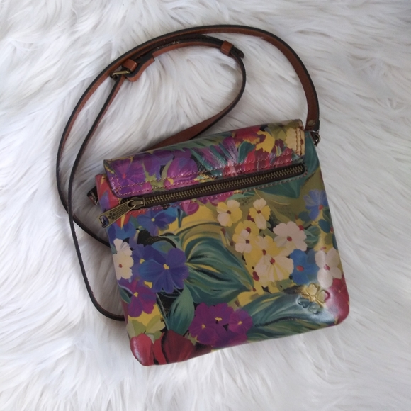 NWT PATRICIA NASH BALLURI LEATHER CROSSBODY BAG - Picture 3 of 9